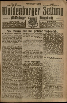 Waldenburger Zeitung, Jg. 66, 1920, nr 22