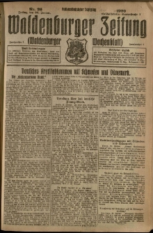 Waldenburger Zeitung, Jg. 66, 1920, nr 26
