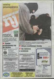 Nowiny Jeleniogórskie : tygodnik społeczny, R. 41, 1998, nr 40 (2103)