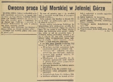 Owocna praca Ligi Morskiej w Jeleniej Górze