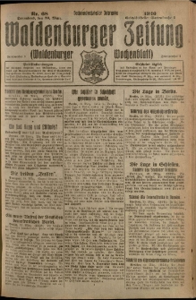 Waldenburger Zeitung, Jg. 66, 1920, nr 68