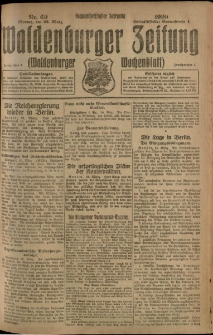 Waldenburger Zeitung, Jg. 66, 1920, nr 69