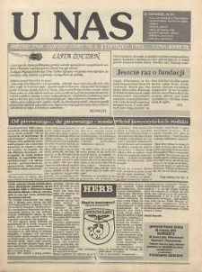 U Nas : miesięcznik jaworzyński, 1993, nr 4