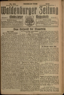 Waldenburger Zeitung, Jg. 66, 1920, nr 134