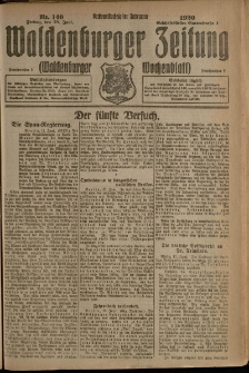 Waldenburger Zeitung, Jg. 66, 1920, nr 140
