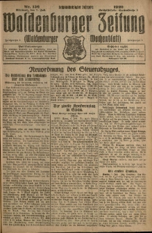 Waldenburger Zeitung, Jg. 66, 1920, nr 156