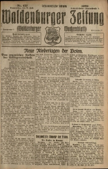 Waldenburger Zeitung, Jg. 66, 1920, nr 157
