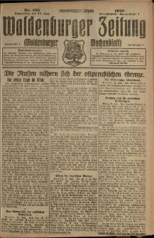 Waldenburger Zeitung, Jg. 66, 1920, nr 169