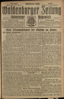 Waldenburger Zeitung, Jg. 66, 1920, nr 185