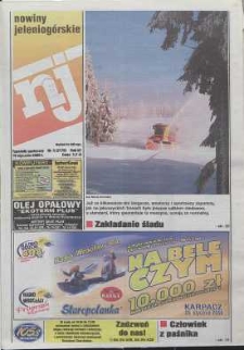 Nowiny Jeleniogórskie : tygodnik społeczny, R. 43, 2000, nr 3 (2170)
