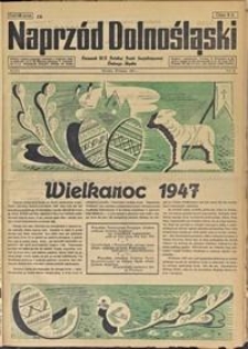 Naprzód Dolnośląski : dziennik W[ojewódzkiego] K[omitetu] Polskiej Partii Socjalistycznej Dolnego Śląska, 1947, nr 80 [6-7.04]