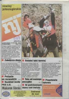 Nowiny Jeleniogórskie : tygodnik społeczny, R. 43, 2000, nr 26 (2193)