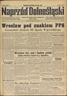 Naprzód Dolnośląski : dziennik W[ojewódzkiego] K[omitetu] Polskiej Partii Socjalistycznej Dolnego Śląska, 1947, nr 93 [21.04]