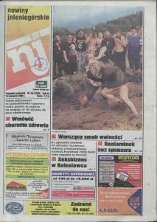 Nowiny Jeleniogórskie : tygodnik społeczny, R. 43, 2000, nr 33 (2200)