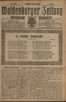 Waldenburger Zeitung, Jg. 66, 1920, nr 301