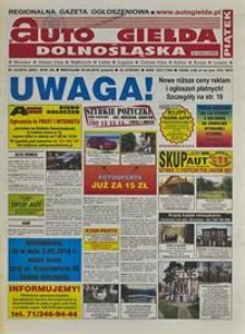Auto Giełda Dolnośląska : regionalna gazeta ogłoszeniowa, 2016, nr 33 (2681) [29.04]