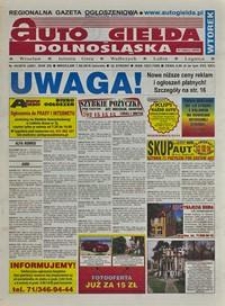 Auto Giełda Dolnośląska : regionalna gazeta ogłoszeniowa, 2016, nr 43 (2691) [7.06]