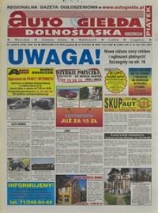 Auto Giełda Dolnośląska : regionalna gazeta ogłoszeniowa, 2016, nr 52 (2700) [8.07]