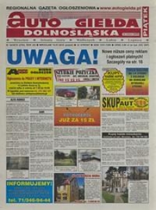 Auto Giełda Dolnośląska : regionalna gazeta ogłoszeniowa, 2016, nr 54 (2702) [15.07]