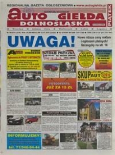 Auto Giełda Dolnośląska : regionalna gazeta ogłoszeniowa, 2016, nr 56 (2704) [22.07]