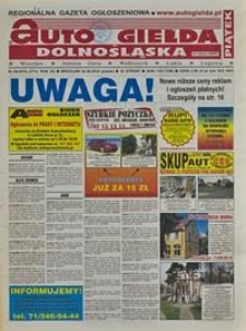 Auto Giełda Dolnośląska : regionalna gazeta ogłoszeniowa, 2016, nr 66 (2714) [26.08]