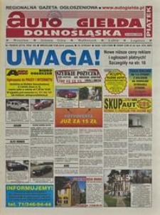 Auto Giełda Dolnośląska : regionalna gazeta ogłoszeniowa, 2016, nr 70 (2718) [9.09]
