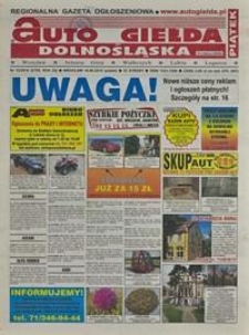 Auto Giełda Dolnośląska : regionalna gazeta ogłoszeniowa, 2016, nr 72 (2720) [16.09]
