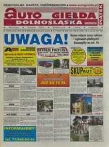 Auto Giełda Dolnośląska : regionalna gazeta ogłoszeniowa, 2016, nr 74 (2722) [23.09]