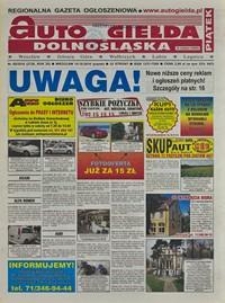 Auto Giełda Dolnośląska : regionalna gazeta ogłoszeniowa, 2016, nr 80 (2728) [14.10]