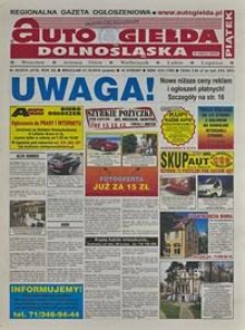 Auto Giełda Dolnośląska : regionalna gazeta ogłoszeniowa, 2016, nr 82 (2730) [21.10]