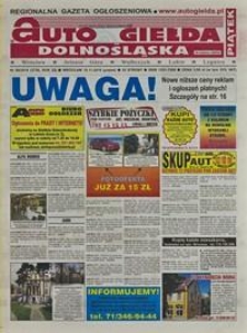Auto Giełda Dolnośląska : regionalna gazeta ogłoszeniowa, 2016, nr 88 (2736) [18.11]