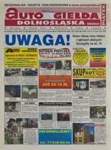 Auto Giełda Dolnośląska : regionalna gazeta ogłoszeniowa, 2016, nr 90 (2738) [25.11]