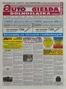Auto Giełda Dolnośląska : regionalna gazeta ogłoszeniowa, 2017, nr 5 (2752) [20.01]
