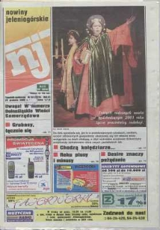 Nowiny Jeleniogórskie : tygodnik społeczny, R. 43, 2000, nr 52 (2219)