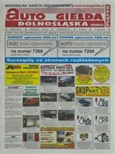 Auto Giełda Dolnośląska : regionalna gazeta ogłoszeniowa, 2017, nr 86 (2833) [10.11]