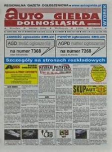 Auto Giełda Dolnośląska : regionalna gazeta ogłoszeniowa, 2018, nr 4 (2850) [16.01]