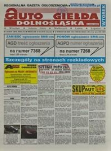 Auto Giełda Dolnośląska : regionalna gazeta ogłoszeniowa, 2018, nr 24 (2870) [27.03]