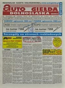 Auto Giełda Dolnośląska : regionalna gazeta ogłoszeniowa, 2018, nr 39 (2885) [29.05]