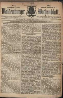 Waldenburger Wochenblatt, Jg. 28, 1882, nr 3