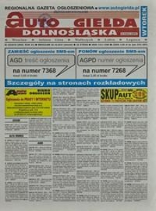 Auto Giełda Dolnośląska : regionalna gazeta ogłoszeniowa, 2018, nr 83 (2929) [30.10]