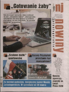 Nowiny Jeleniog&oacute;rskie : tygodnik społeczny, R.62!, 2021, nr 12 (3217!)