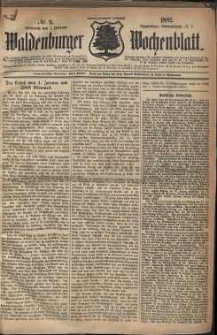 Waldenburger Wochenblatt, Jg. 28, 1882, nr 9