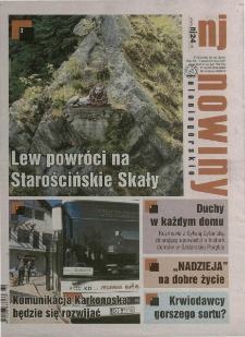 Nowiny Jeleniog&oacute;rskie : tygodnik społeczny, R.63!, 2021, nr 42 (3247!)
