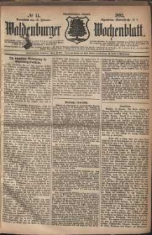 Waldenburger Wochenblatt, Jg. 28, 1882, nr 14
