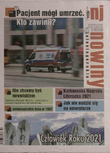 Nowiny Jeleniogórskie : tygodnik społeczny, R.63!, 2021, nr 50 (3255!)