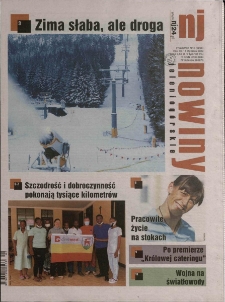 Nowiny Jeleniog&oacute;rskie : tygodnik społeczny, R.63!, 2022, nr 2 (3258!)