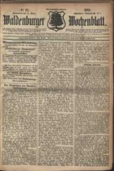 Waldenburger Wochenblatt, Jg. 28, 1882, nr 22