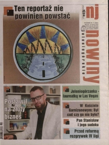 Nowiny Jeleniog&oacute;rskie : tygodnik społeczny, R.63!, 2022, nr 11 (3267!)