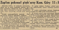 Zapłon pokonał pięściarzy Kam. Góry 11:5