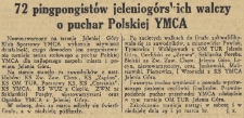 72 pingpongist&oacute;w jeleniog&oacute;rskich walczy o puchar Polskiej YMCA